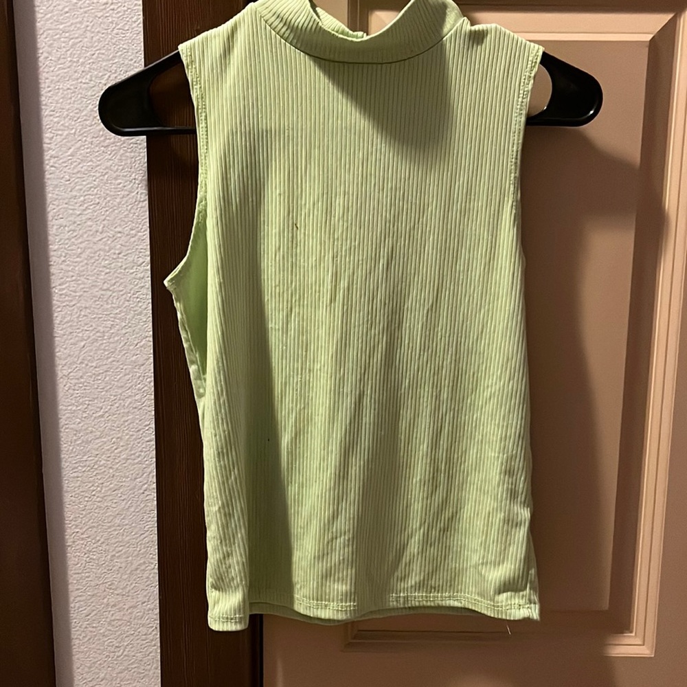 Light green tank top